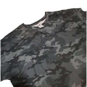 Avia Womens XXL Camo Long Sleeve Shirt Stretch Lightweight drop shoulder A2